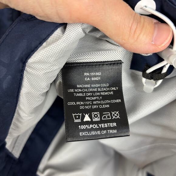 Sunice NEW Onassis Zephal Jacket Blue midnight embossed golf outdoor waterproof - Picture 14 of 15